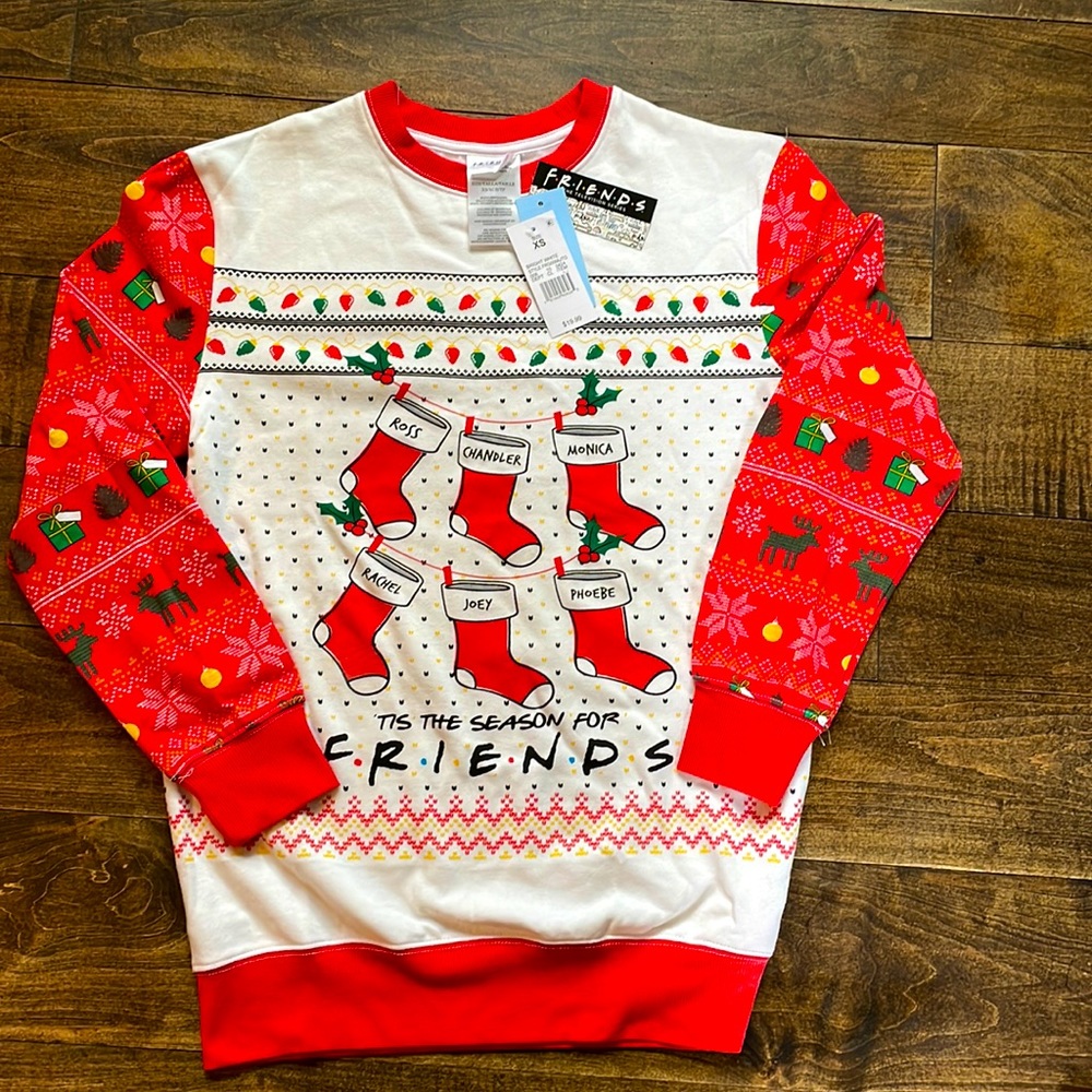 FRIENDS oversized ugly Christmas sweater